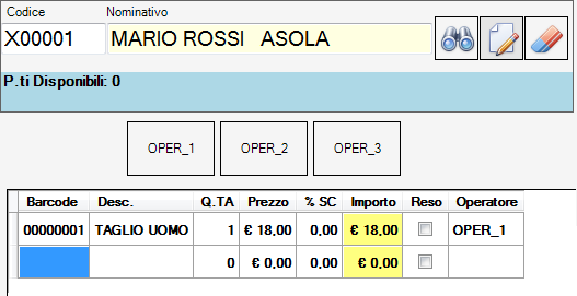 appuntamento importato da agenda