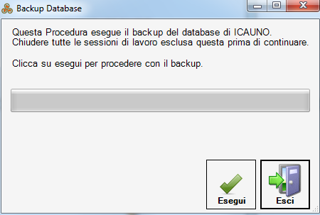 backup manuale