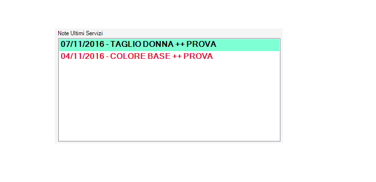 note selezionata per essere copiata