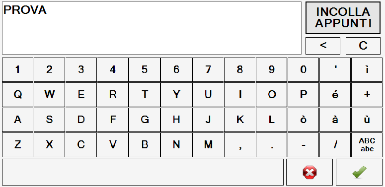 incolla appunti da note precedenti