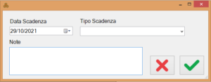 InserimentoScadenza