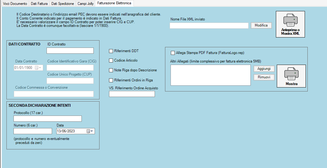 FATTURAZIONE ELETTRONICA