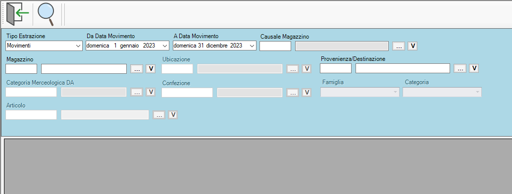 FINESTRA ELENCO MOVIMENTI