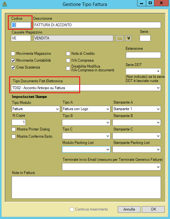 TipoFattura